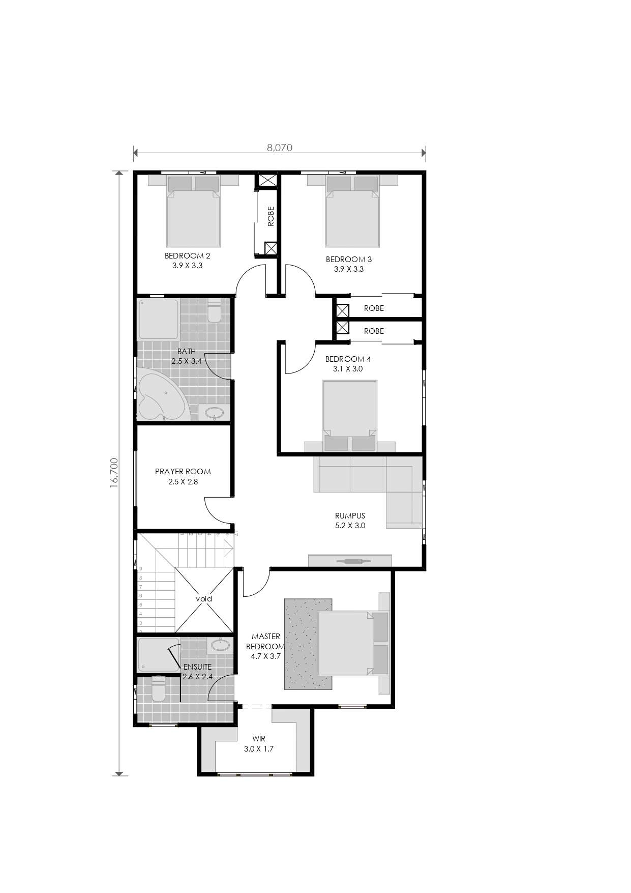 BELLA FIRST FLOOR PLAN