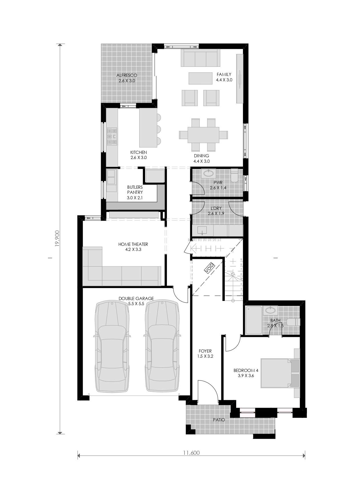GEMINI- GROUND FLOOR PLAN