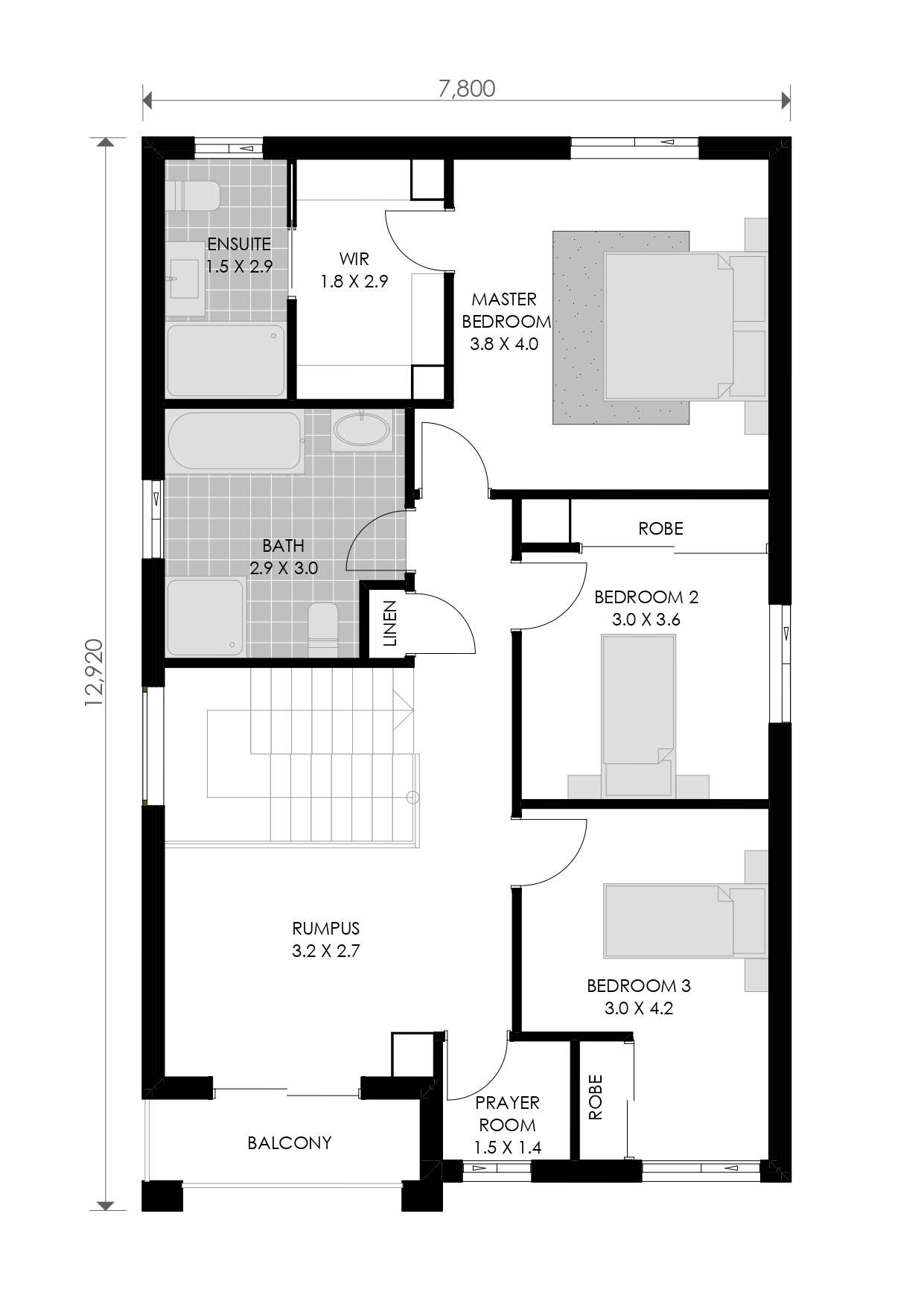 OXFORD FIRST FLOOR PLAN