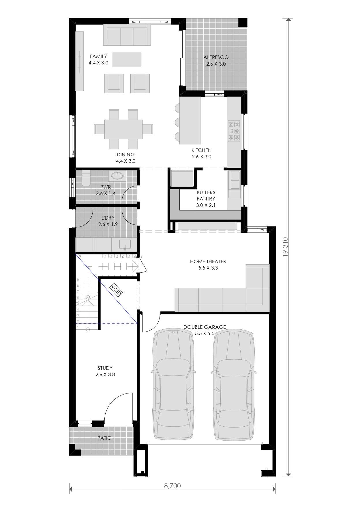CATREENA- GROUND FLOOR PLAN